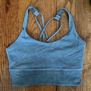 DO NOT BUY Lululemon Baby blue sports bra (longline)